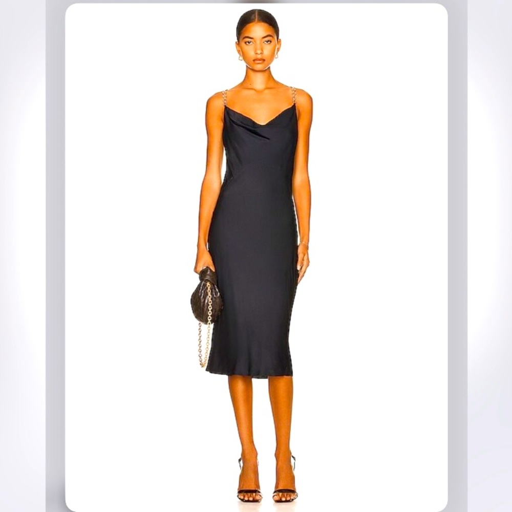 L’Agence black cowl neck dress- NWT